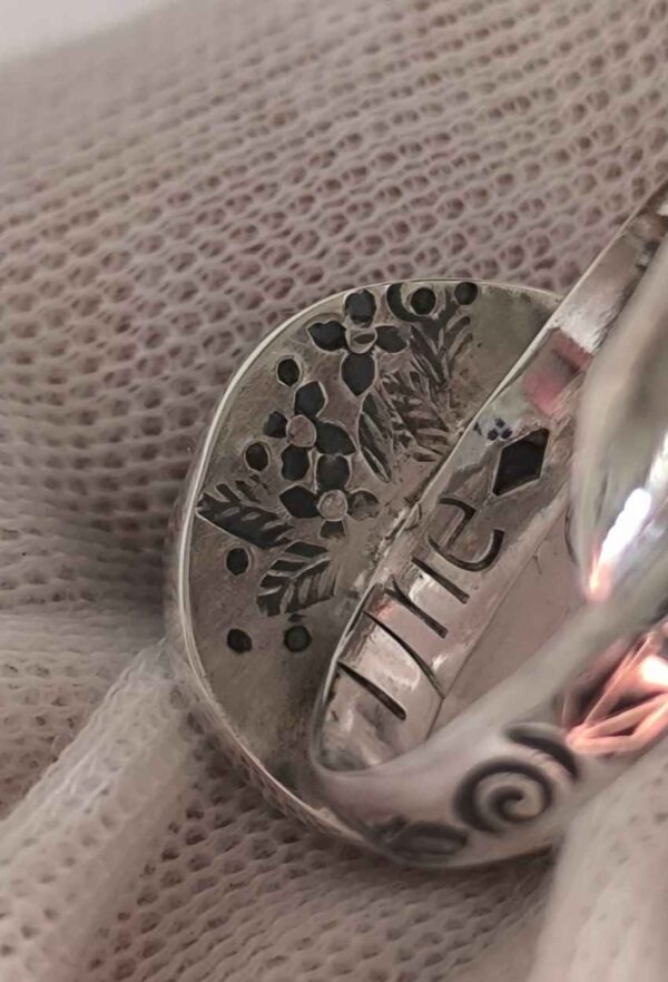 Bague céramique argent