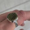 Bague céramique argent