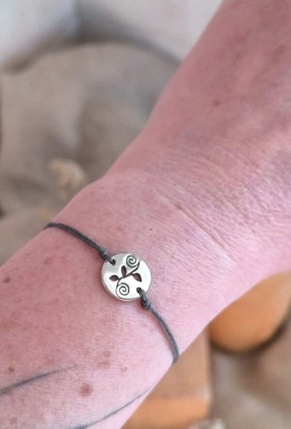 Bracelet spirale en argent