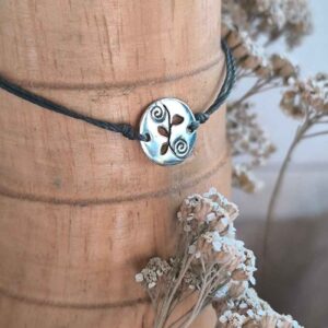 Bracelet spirale en argent