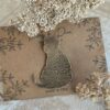 Broche (pin's) chat assis en laiton
