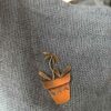 Broche Pin's petit pot de fleur