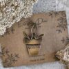 Broche Pin's petit pot de fleur