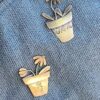 Broche Pin's petit pot de fleur