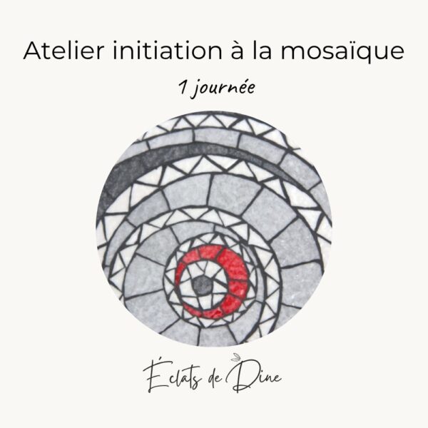 Carte cadeau Atelier mosaïque 1 jour